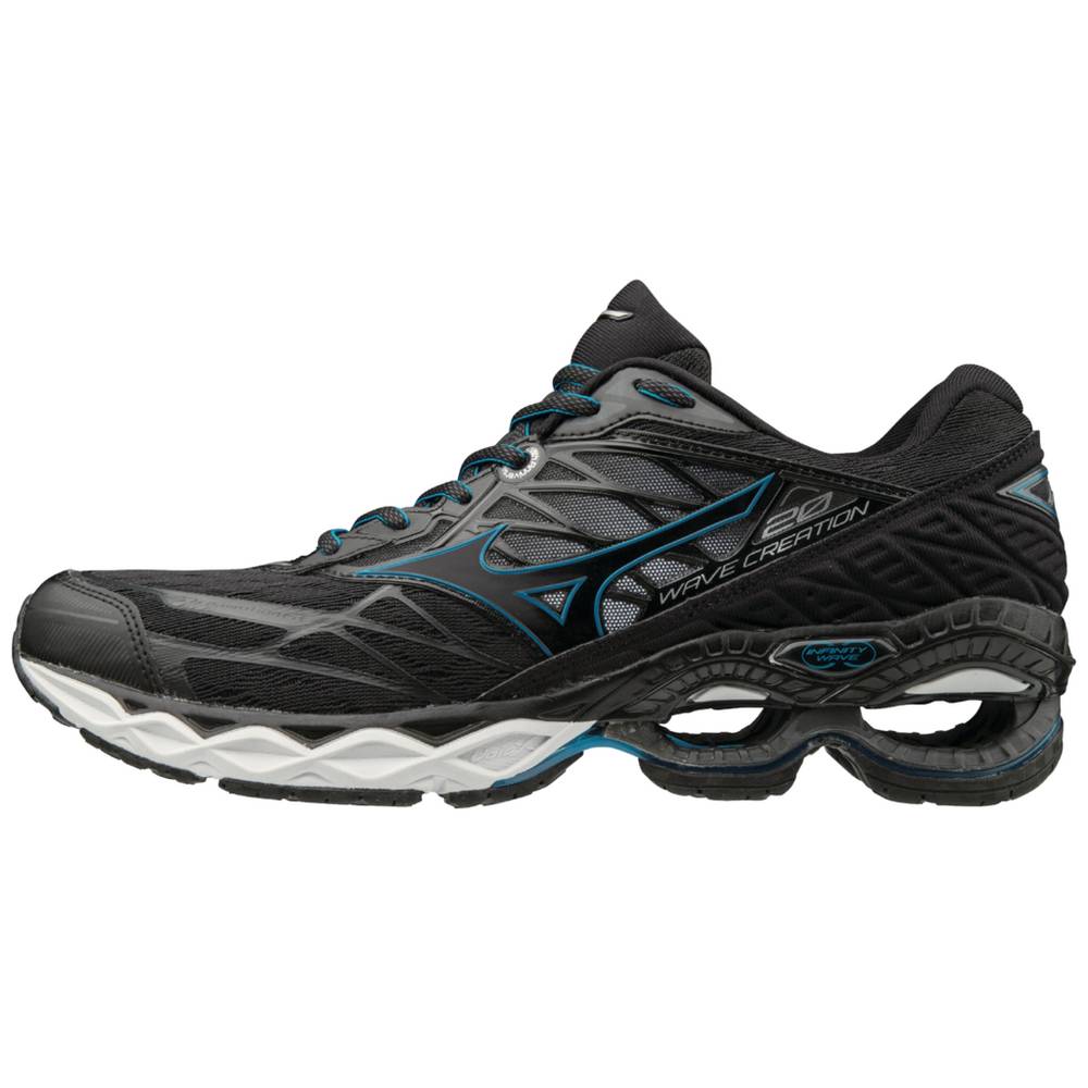 Mizuno Wave Creation 20 - Erkek Koşu Ayakkabısı - Siyah Türkiye (EBNUZS-375)